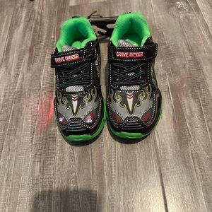 Toddler Monster Jam Light Up Shoes Size 9